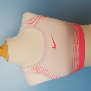 Nike Racerback Pink Sports Top Bra Size M
